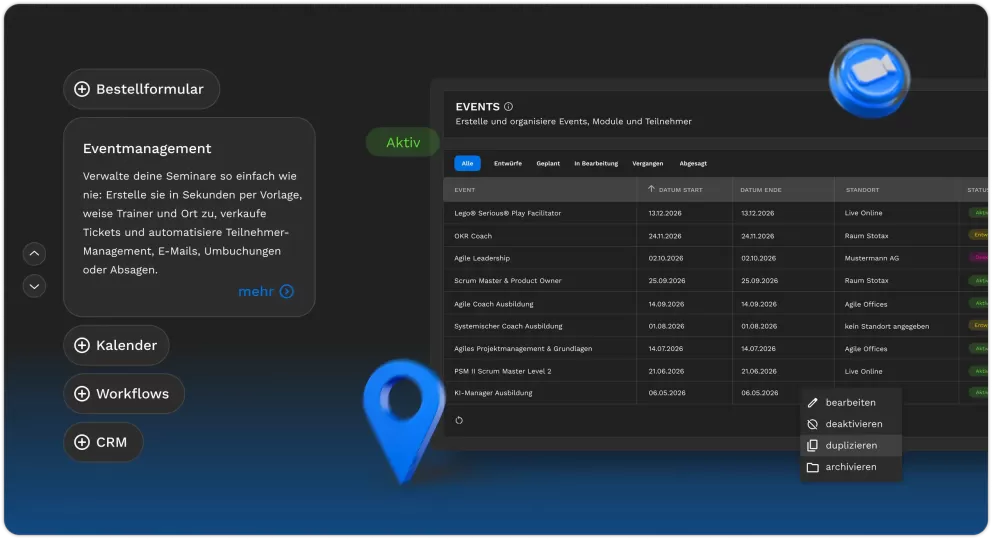 FW-Design Web-Design planni Software Features