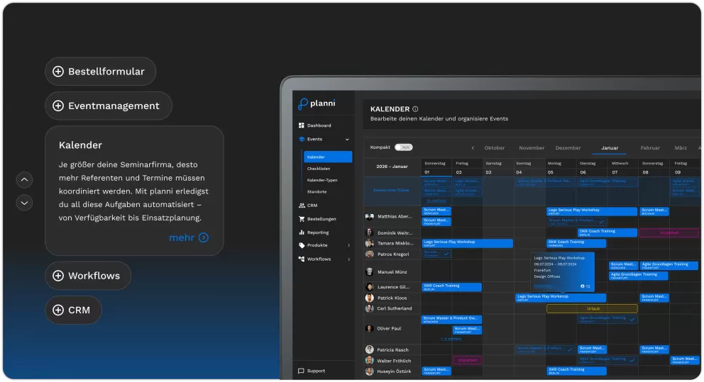 FW-Design Web-Design planni Software Features