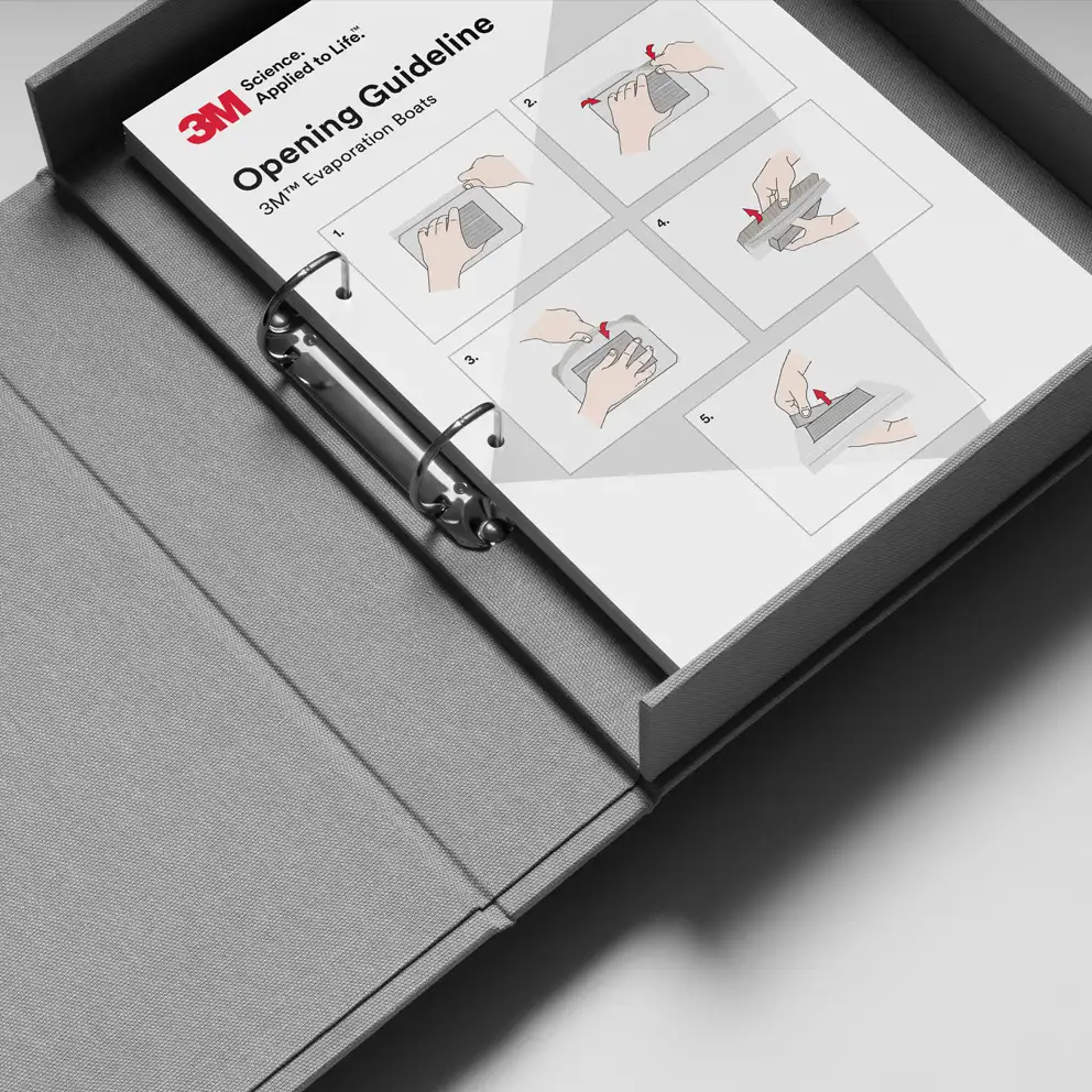 FW-Design Referenz Print-Design Opening Guide 3M Technical Ceramics