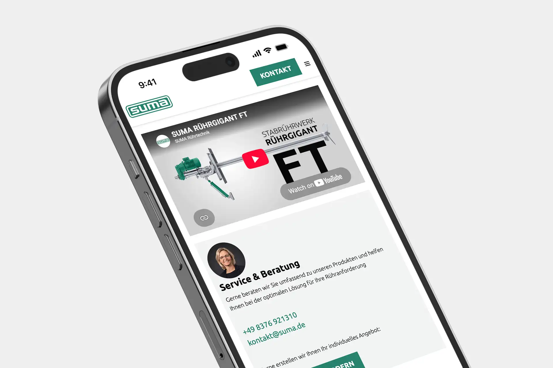 FW-Design Referenz Web-Design SUMA Phone