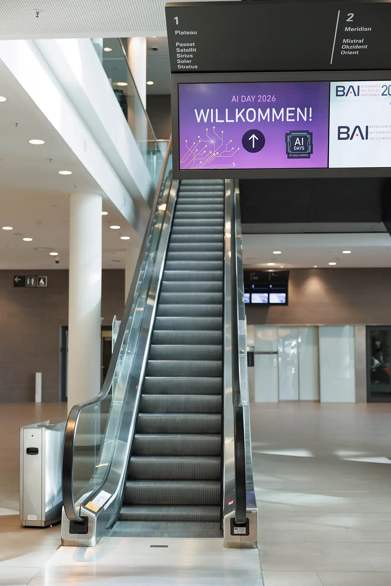 FW-Design Branding und Leitsystem AI Days KI-Messe Frankfurt