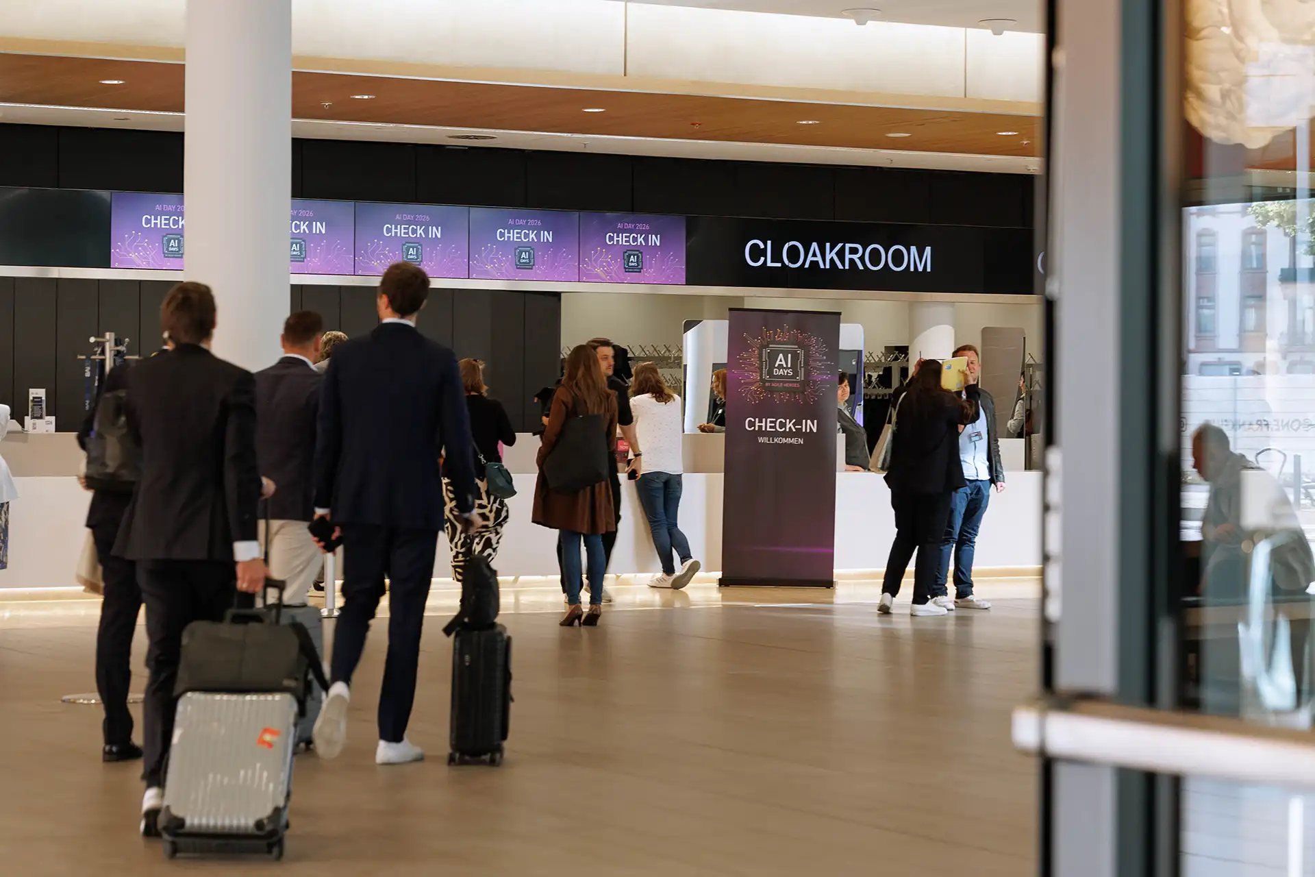 FW-Design Branding und Leitsystem AI Days KI-Messe Frankfurt