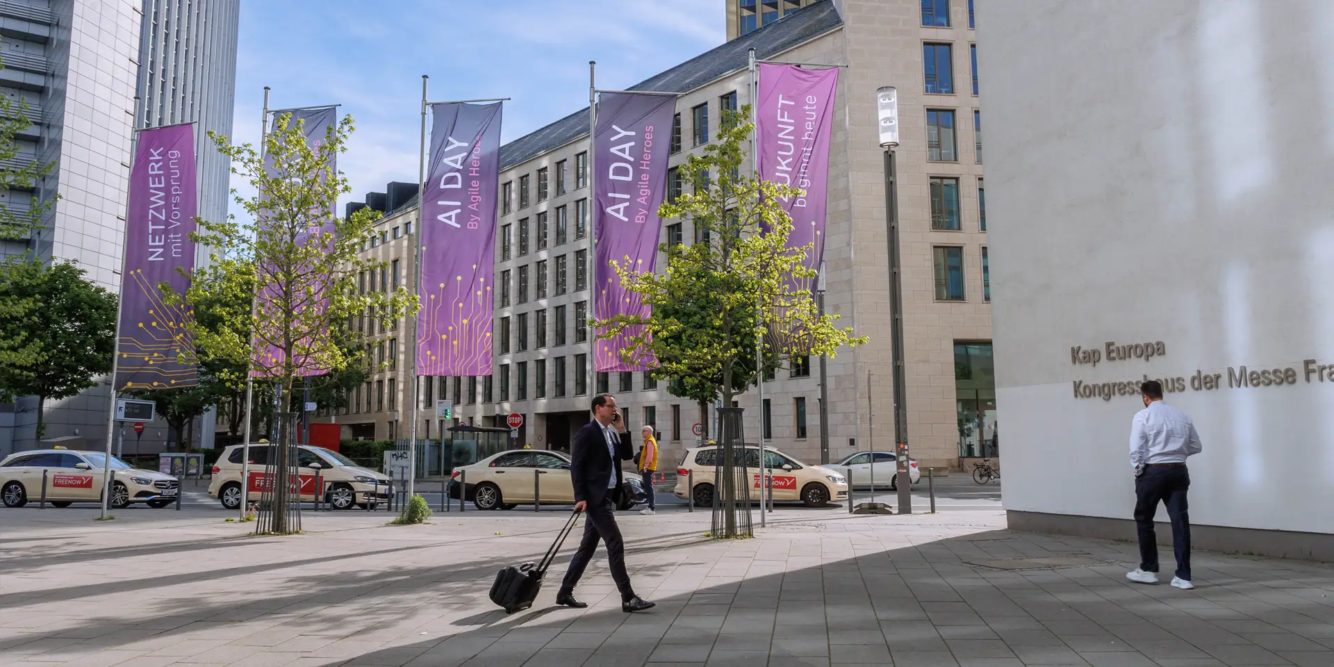 FW-Design Branding und Leitsystem AI Days KI-Messe Frankfurt