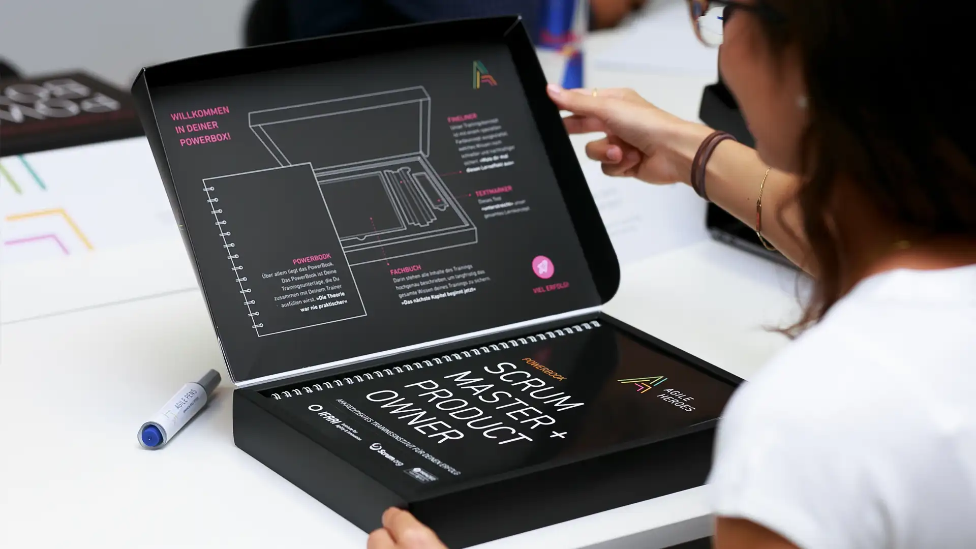 FW-Design Referenz Print Design Agile Heroes Powerbox