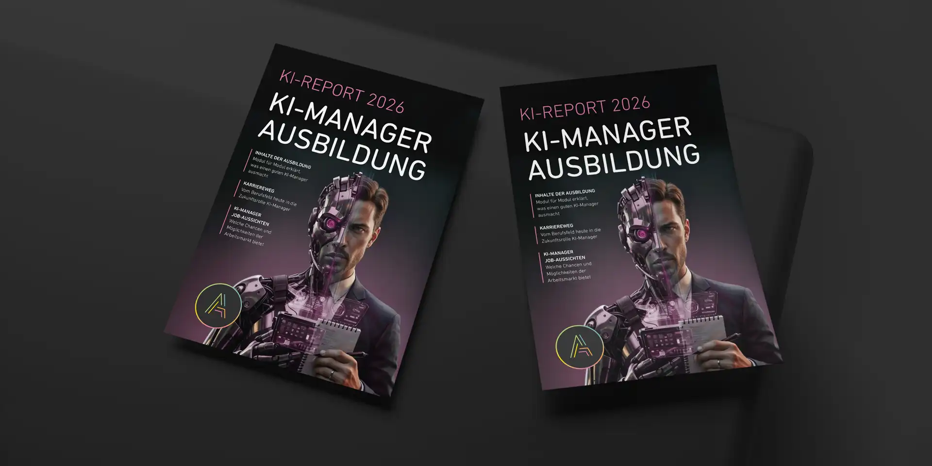 FW-Design Referenz Print-Design KI-Manager Report Agile Heroes
