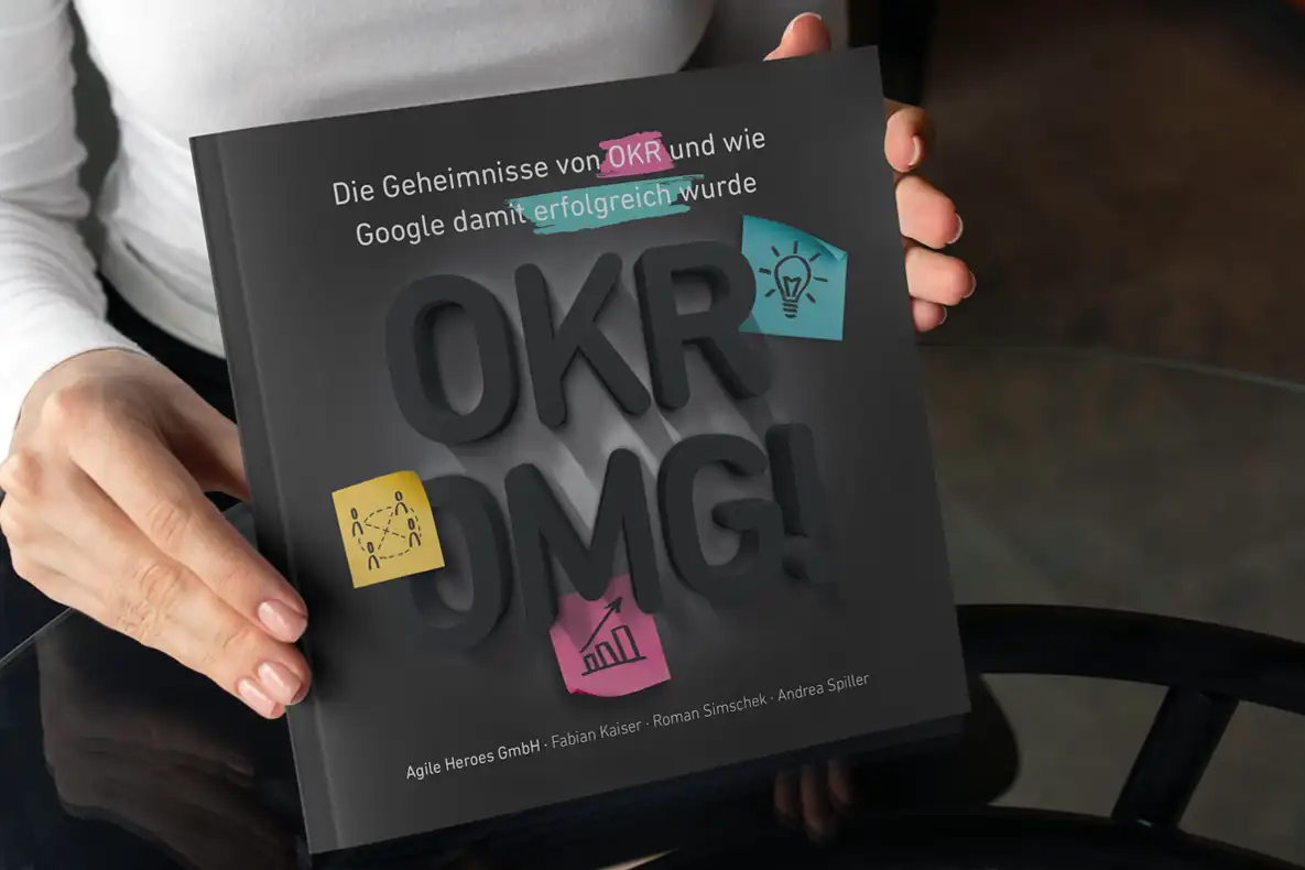 FW-Design Referenz Print-Design Fachbuch OKR Agile Heroes