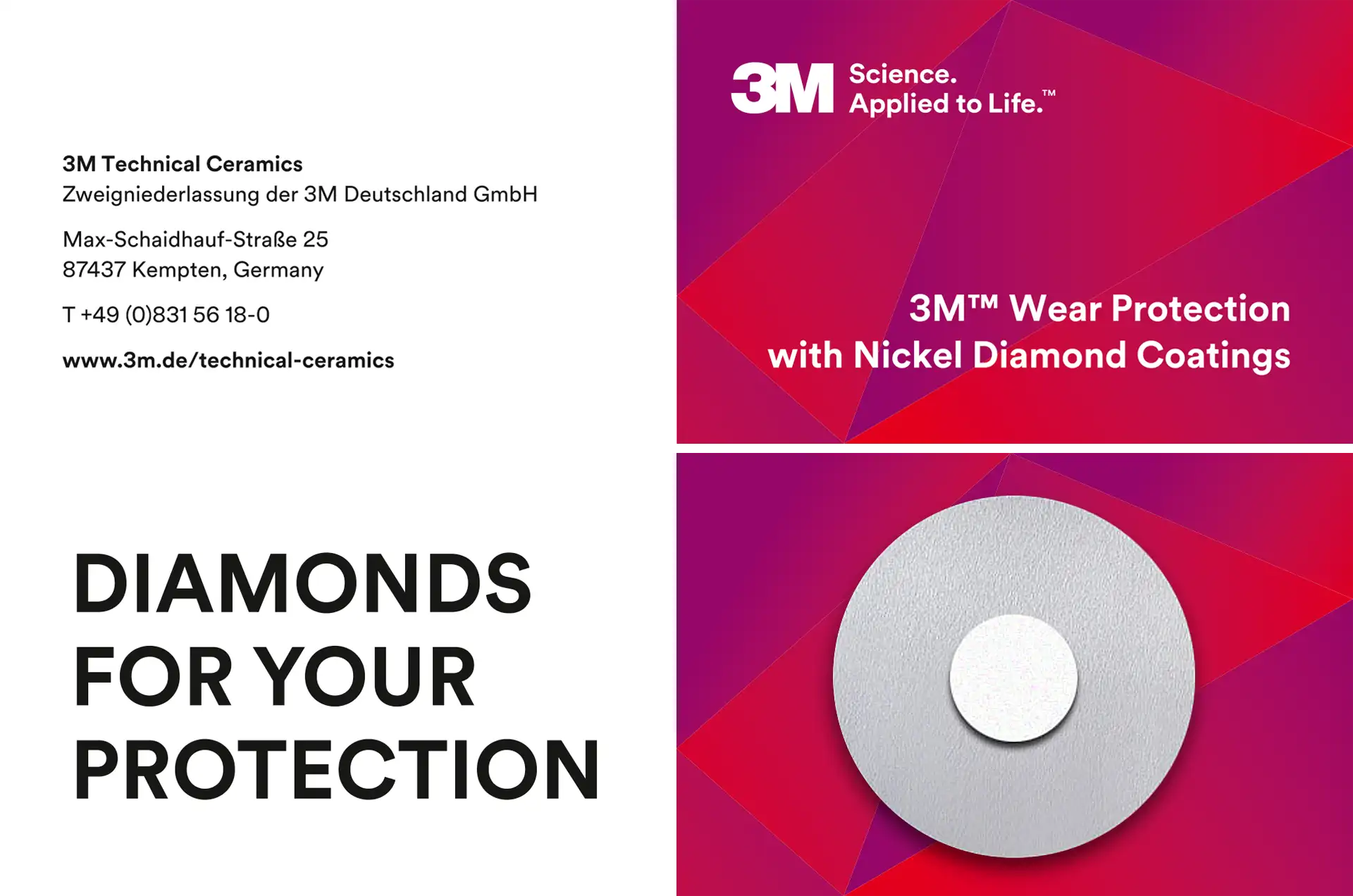 FW-Design Referenz Print-Design Produktverpackung Friction Shims 3M Technical Ceramics